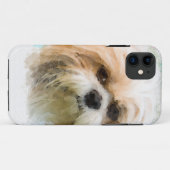 Coques Case-Mate iPhone Shih Tzu Dog Eau Couleur Art Peinture (Dos (Horizontal))