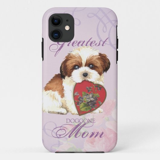 Coques Case-Mate iPhone Shih Tzu Heart Mom (Dos)