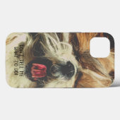 Coques Case-Mate iPhone Shih tzu langue drôle Ne me dites pas quoi faire (Verso (horizontal))