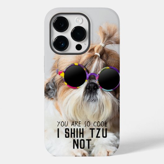 Coques Case-Mate iPhone Shih Tzu Pas amusant mignon amoureux de les chiens (Verso)