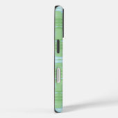 Coques Case-Mate iPhone Shimmer Ikat en vert et aquarelle (Verso / Droite)