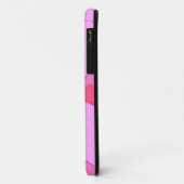 Coques Case-Mate iPhone Shining heart Valentine background rose (Dos/Gauche)