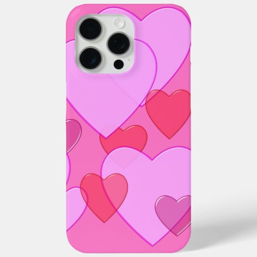 Coques Case-Mate iPhone Shining heart Valentine background rose (Verso)
