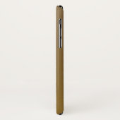 Coques Case-Mate iPhone Shiny Metallic Faux Gold Background (Dos/Gauche)