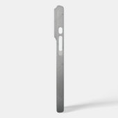 Coques Case-Mate iPhone Shiny Moderne À damiers métal argent (Verso / Gauche)