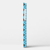 Coques Case-Mate iPhone Shippo bleu et marron (Verso / Gauche)