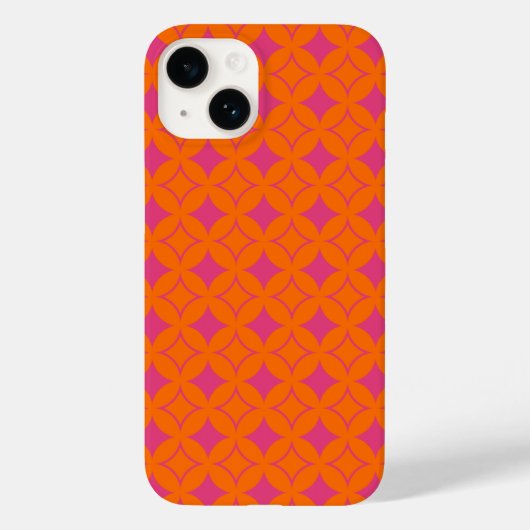 Coques Case-Mate iPhone Shippo rose et orange (Verso)