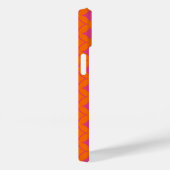 Coques Case-Mate iPhone Shippo rose et orange (Verso / Droite)