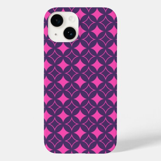 Coques Case-Mate iPhone shippo rose et violet (Verso)