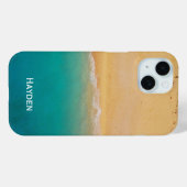 Coques Case-Mate iPhone Shoreline from Above Cool Personnalisé (Verso (horizontal))