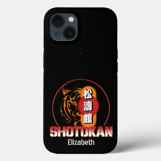 Case-Mate iPhone Case Shotokan Karate Tiger et japonais Kanji Votre nom