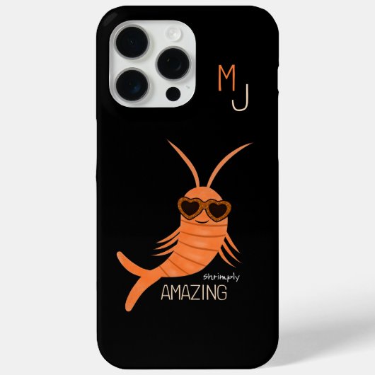 Coques Case-Mate iPhone Shrimp with sunglasses (Verso)