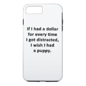 Coques Case-Mate iPhone Si j'avais un dollar (Dos)