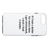 Coques Case-Mate iPhone Si j'avais un dollar (Dos (Horizontal))