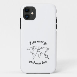 Case-Mate iPhone Case Si Tu N'Y Vas Jamais, Tu Ne Le Sauras Jamais