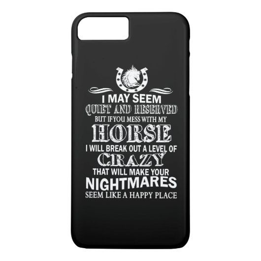 Coques Case-Mate iPhone Si vous salissez avec mon cheval (Dos)