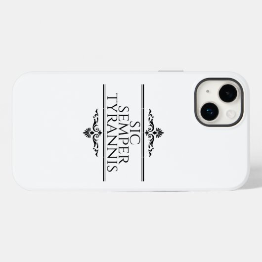 Coques Case-Mate iPhone Sic Semper Tyrannis (Verso (horizontal))
