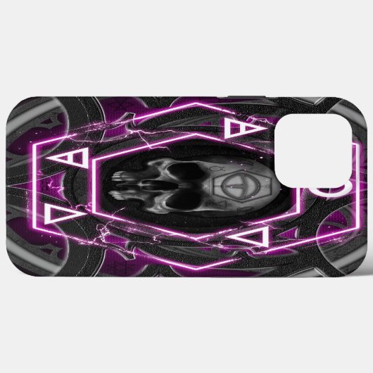 Coques Case-Mate iPhone sigles crâniens et joints (Verso (horizontal))