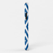 Coques Case-Mate iPhone Signal Blue Moods Diamond Chevrons (Dos/Droite)