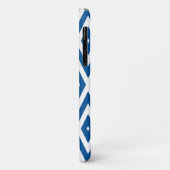 Coques Case-Mate iPhone Signal Blue Moods Diamond Chevrons (Dos/Gauche)