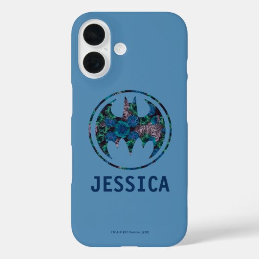 Coques Case-Mate iPhone Signal de chauve-souris Rose bleu (Verso)