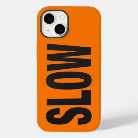 Coques Case-Mate iPhone Signal de prudence lent (Verso)