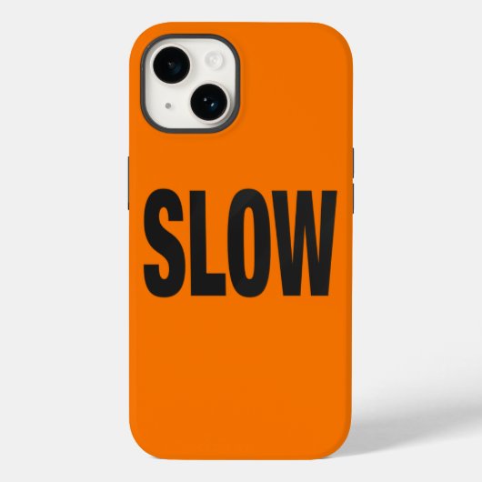 Coques Case-Mate iPhone Signal de prudence lent (Verso)
