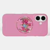 Coques Case-Mate iPhone Signal de Rose Bat (Verso (horizontal))