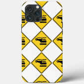 Coques Case-Mate iPhone Signal d'hélicoptère de prudence (Verso)