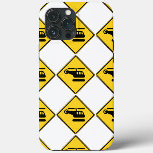 Coques Pour iPhone Signal d'hélicoptère de prudence