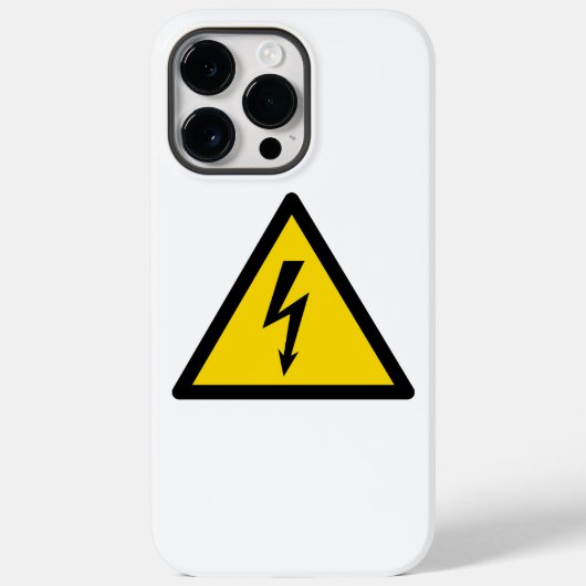 Coques Case-Mate iPhone signal haute tension symbole électrique danger p (Verso)
