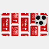 Coques Case-Mate iPhone Signal routier de Mars (Verso (horizontal))