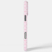 Coques Case-Mate iPhone Signature clé grecque rose pâle (Verso / Droite)