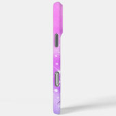 Coques Case-Mate iPhone Signature de glam rose pâle brillant (Verso / Droite)