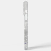 Coques Case-Mate iPhone Signature de glamme d'argent pâle (Verso / Gauche)