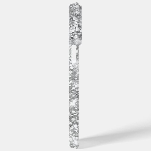 Coques Case-Mate iPhone Signature de glamour en argent (Verso / Droite)