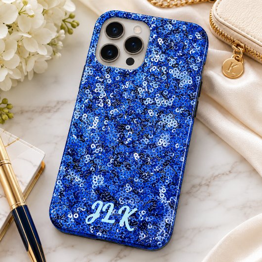 Coques Case-Mate iPhone Signature de séquence bleue modifiée