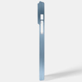 Coques Case-Mate iPhone Signature du glamour bleu clair (Verso / Gauche)