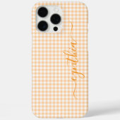 Coques Case-Mate iPhone Signature Gingham Petite Pêche (Verso)