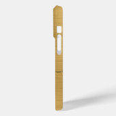 Coques Case-Mate iPhone Signature Moderne Monogramme Feuille d'Or (Verso / Gauche)