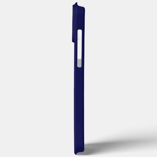 Coques Case-Mate iPhone Signature Monogramme manuscrit bleu (Verso / Gauche)