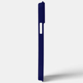 Coques Case-Mate iPhone Signature Monogramme manuscrit bleu (Verso / Droite)
