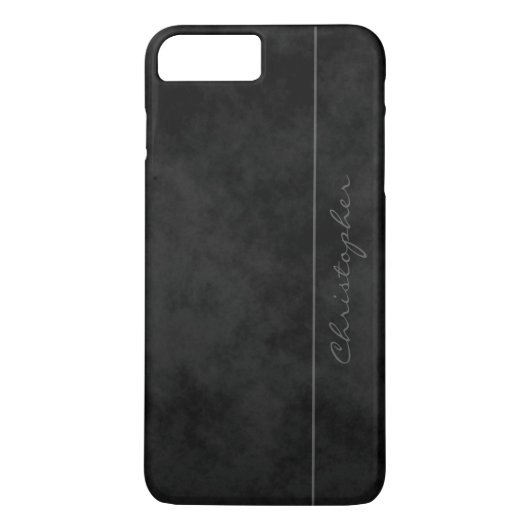 Coques Case-Mate iPhone Signature Mottled Black Handsome iPhone 7 Plus (Dos)