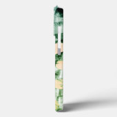 Coques Case-Mate iPhone Signature personnalisée Faux Verdure Monogramme Ab (Verso / Gauche)