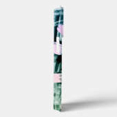 Coques Case-Mate iPhone Signature personnalisée Faux Verdure Monogramme Ab (Verso / Droite)