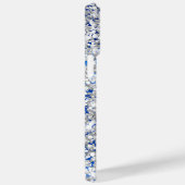 Coques Case-Mate iPhone Signature Royal Blue and Silver Glitam (Verso / Droite)