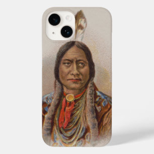Coque Pour iPhone 14 Signaux de fumée : Lakota Indian Chief Sitting Bul