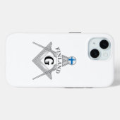Coques Case-Mate iPhone Signe de franc-maçonnerie finlandais (Verso (horizontal))