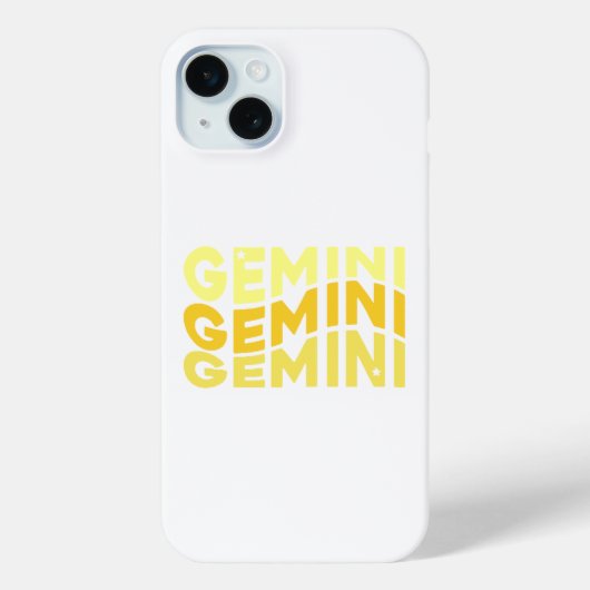 Coques Case-Mate iPhone SIGNE DE NAISSANCE Gemini (Verso)
