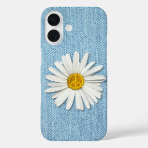 Coques iPhone 16 Signe de symbole de paix intérieure de fleur de ma